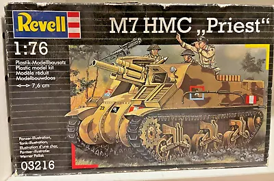 Vintage Revell 1:76 M7 HMC PRIEST Tank Model Kit 03216 New Old Stock • $100