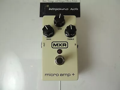 MXR M233 Micro Amp + Plus Booster Overdrive Boost FX Pedal Free USA Shipping • $119.99