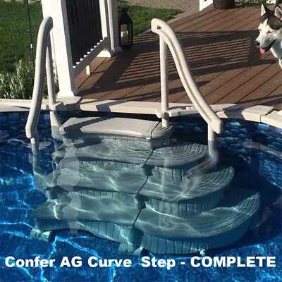 $209.99 • Buy Confer Plastics Curve Above Ground Pool Step System