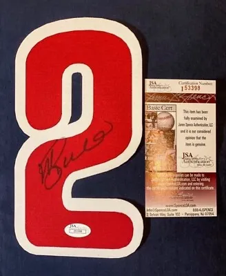 JSA AUTHENTICATED Mike Schmidt Autographed Jersey # 2 Of #20 Of MLB PHILLIES • $42