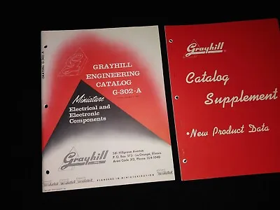 Vintage 1962 Grayhill Corp Electronics Catalog Switches Sockets Posts Tools • $10