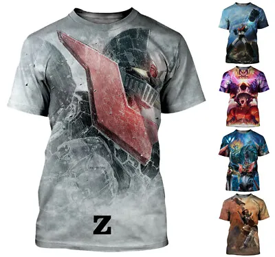 Men's T-Shirt Graphic Print Anime Mazinger Z Design Tee Top - Sizes XS-6XL • £20.78