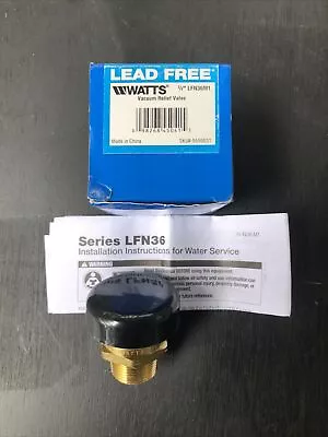 $17.95 • Buy WATTS 3/4  Vacuum Relief Valve LFN36M1, 0556031
