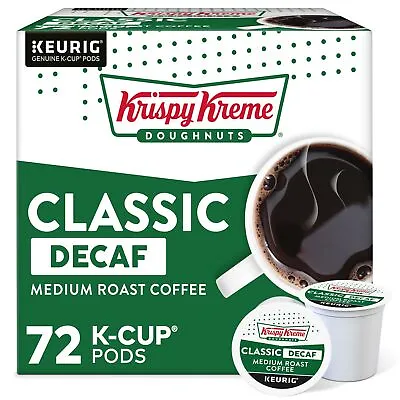 Krispy Kreme Classic Decaf Keurig Single-Serve K-Cup Pods Light Roast Coffee • $39.99