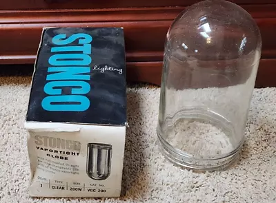 Stonco Vaportight VGC200 Glass Dome For Crouse Hinds And Other Fixtures NOS • $25