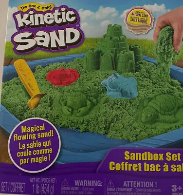 Kinetic Sand Sandbox Set 1lb Of Natural Sand Magical Flowing Sand • $15.99