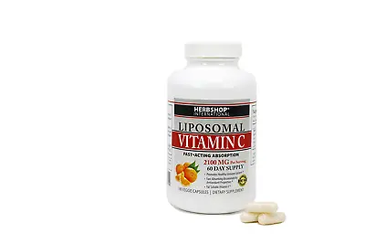 Liposomal Vitamin C  2100mg 180 Veggie Capsules Fast Acting Absorption Exp 2026 • $18.90