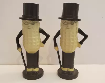 Vintage Planter's Mr. Peanut Advertising Salt & Pepper Shakers • $8.98