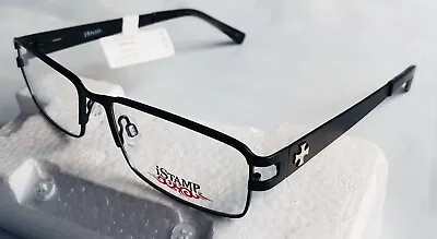 IStamp Xp 617m Men's  Eyeglass Frames Prescription Optical Black  54-16-145 $76R • $11.99