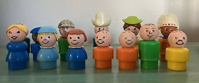 Vintage Fisher Price People Lot Of 13 (western Lady And Chief) • $23