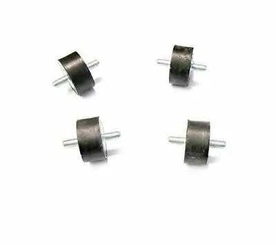 4 Rubber Vibration Isolator Mounts (1-1/2 Dia X 3/4  Ht) 5/16-18 X 5/8  Length M • $19.99