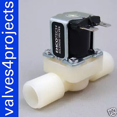 1/2  Gravity Feed Electric Solenoid Valve 12-volt DDT-CD-12VDC Plastic Body N/C • $15.99