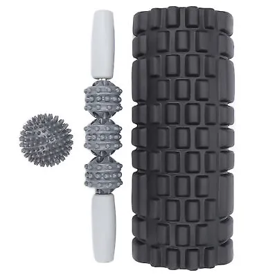 $47.66 • Buy Foam Massage Roller Set Hollow Muscle Relax Portable Fitness Yoga Stick For SPG