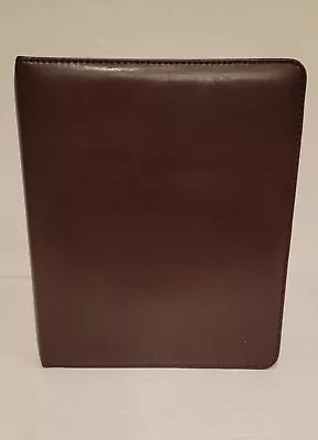 Franklin Covey Planner Binder Open Classic Burgundy Simulated Leather Excellent • $39.99
