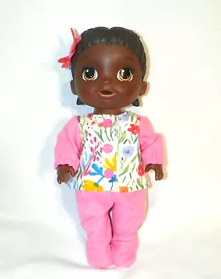 Clothes For 12  Doll Flannel Play Set Pajamas Fits 12 Inch Baby Alive • $8.49