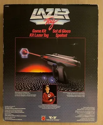 Lazer Tag Vintage Game Kit 1986 Mattel Boxed Lazer-tag  Starlyte Starsensor • £129.99