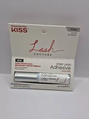 Kiss Lash Couture Strip Lash Adhesive - Latex-Free In Clear - 5g • £4.49