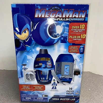 Mega Man Fully Charged Buster Lab Playset Toy NEW Megaman • $34.99