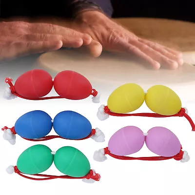 5Pcs Maracas Eggs ABS Iron Sand Nylon Rope National Characteristics Percussi BOO • $15.31