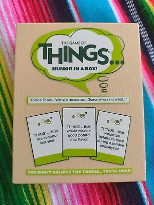 $8 • Buy The Game Of Things…Humor In A Box~Fun Card Game~NEW Cards Sealed