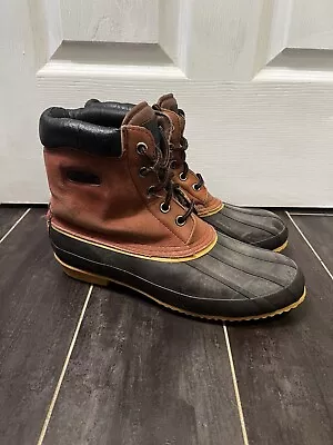 Mack Men's Waterproof Duck Boots Sherpa Lined Steel Shank Size 11 • $7