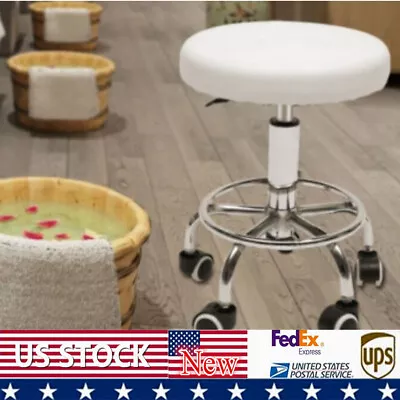 Hydraulic Rolling Stool Work Shop Seat Chair Adjustable Roll Swivel Tool Garage  • $36