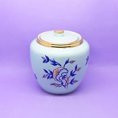 Crown Devon Lidded Ginger Jar Pot Fieldings Staffordshire Vintage England • $45