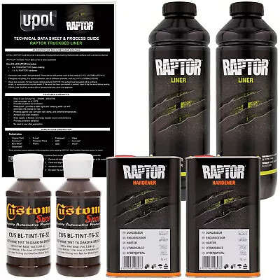 U-POL Raptor Tintable Dakota Brown Spray-On Truck Bed Liner Coating 2 Liters • $129.99