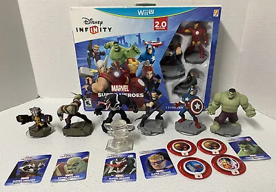 Disney Infinity: Marvel Super Heroes 2.0 Wii U Starter Pack + 6 Figures • $19.99