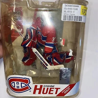 McFarlane 2007 Cristobal Huet Montreal Canadiens NHL Series 16 (rookie Piece) • $15.99