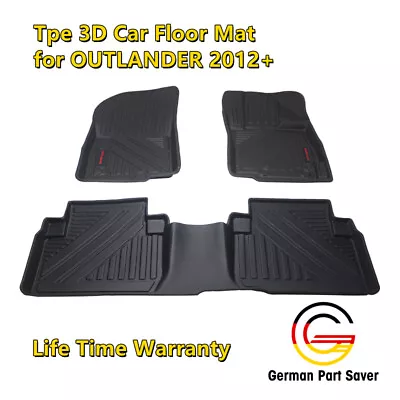 TPE 3D Moulded Prime Quality Car Floor Mats For Mitsubishi OUTLANDER 2012+ • $83.30