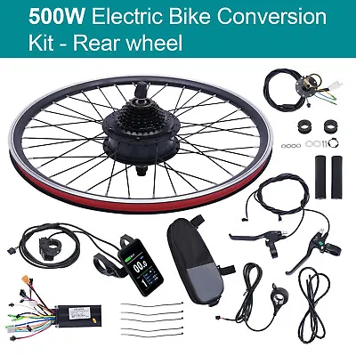 24 Inch Electric Bicycle Conversion Kit E-Bike Rear Wheel Motor Hub Set 36V 500W • $218