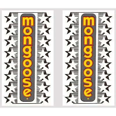 1983-85 Mongoose Fork Decal Set - Orange/Yellow • $10