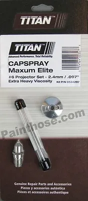 Titan 0524297 Or 524297 HVLP Capspray Elite Proset #6 OEM Projector Set 2.4MM • $119.99