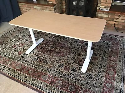 Ikea Bekant Desk Table - White Oak 492.826.68 • £30