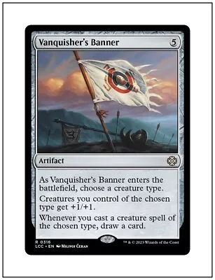 1x Vanquisher's Banner Lost Caverns Of Ixalan Commander Magic MTG NM • $3.90