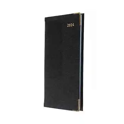 Collins 2024 CAPB Slimchart Week To View Appointment Pocket Diary Black • £4.99