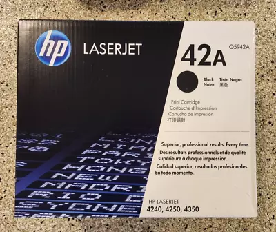 Genuine Hp 42a Toner Laserjet 4240 4250 4350 Q5942a • $79