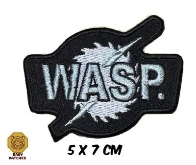 £2.49 • Buy Wasp Iron / Sew On Patches Rock Music Band Embroidered