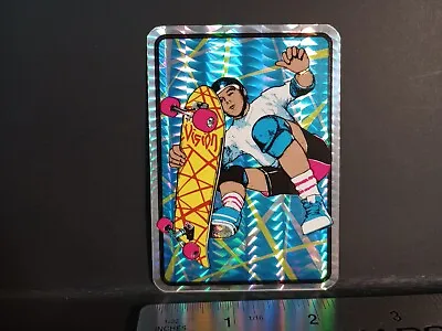 Vintage VISION Skateboards Art OG Skateboarding Prism Vending STICKER 80s • $1.98