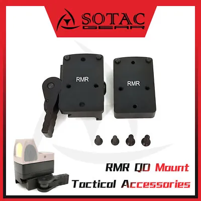 Weapon Mini RMR Riser Mount QD Auto Lock Weaver Red Dot Sight Mount SOTAC GEAR • $16.21