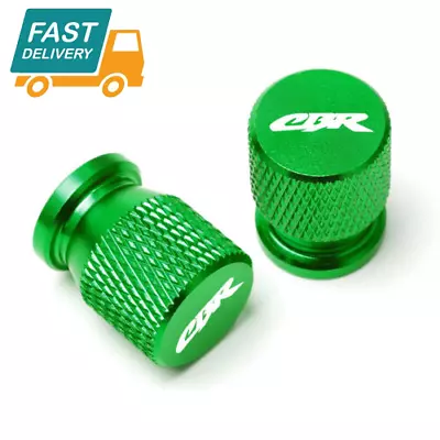 Motorcycle Wheel Tire Valve Cap Cover For Honda CBR 600RR 954RR 1000RR Green  • $0.01