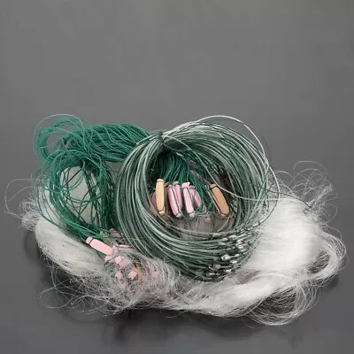 Fishing Net 25m 3 Layers Monofilament Fishing Gill Net Float Mesh Trap Netting🕸 • $14.99