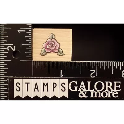 Stampington & Co Rubber Stamps P2110 Small Single Rose Garden Flowers #t48 • $3.99