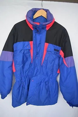 Huski Padded Ski Jacket...Vintage?...coloured...size 95/ Medium • $80