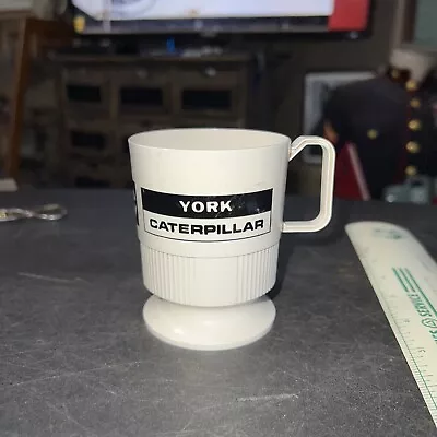 Vintage Caterpillar York Plant Employee Vending Machine Coffee Cup Holder • £9.49