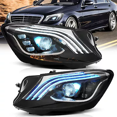 VLAND For 2014-17 Mercedez Benz S-Class LED Headlights DRL Sets W/Animation Pair • $759.99