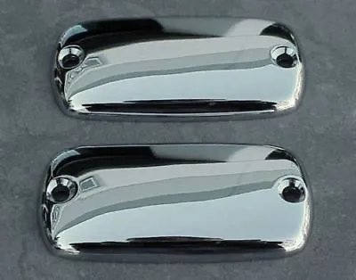 Honda Valkyrie Goldwing Gold Wing GL 1500 VTX1800 VTX 1800 CHROME RESERVOIR CAPS • $16.95