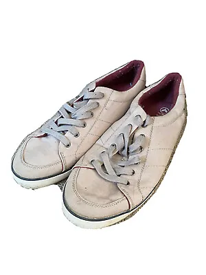 Mens Kustom Sand Canvas Casual Shoes Near New Size 11 • $20