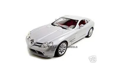 Mercedes Mclaren Slr Silver 1/12 Diecast Model Car By Motormax 73014 • $79.99